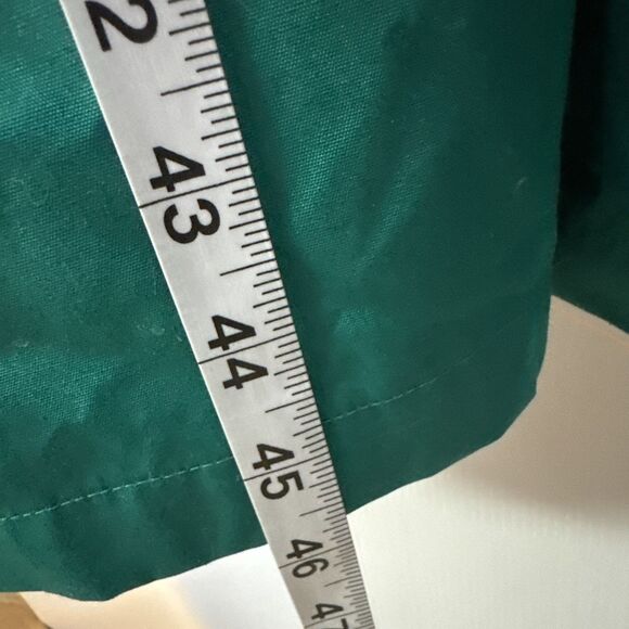 Towne by London Fog Women’s 6P Trench Coat Green Belted Lined Retro Classic - Picture 7 of 9